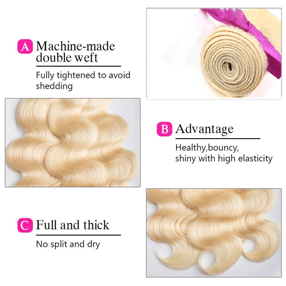 Raw Vietnamese 613 Blonde Bundles.
