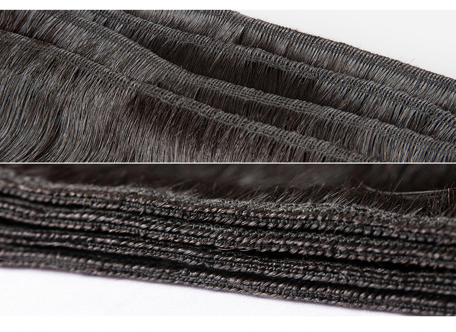 Cambodian Raw Virgin Hair Bundles - Deep Wave Human Hair Extensions.