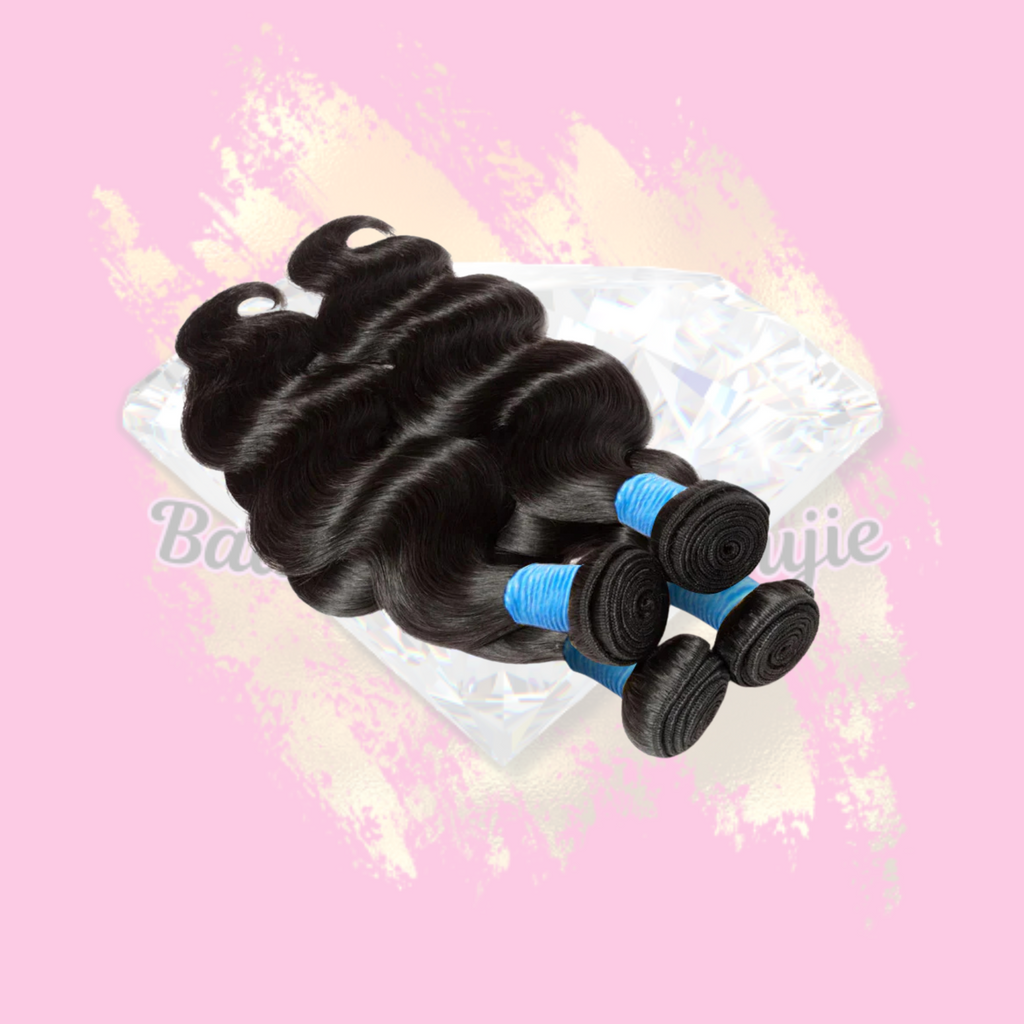 Body Wavy Virgin Hair Natural Black.