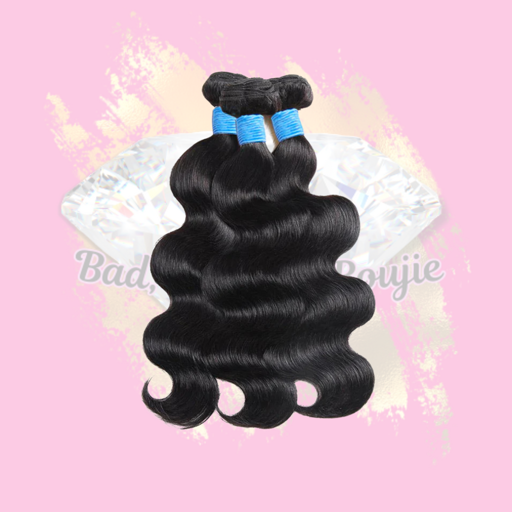 Body Wavy Virgin Hair Natural Black.